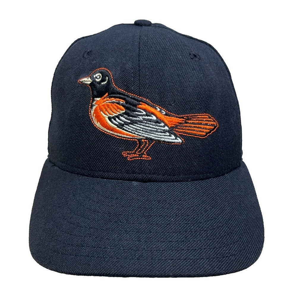 Vintage Baltimore Orioles Fitted Hat Cap 7 1/4 New Era Diamond Collection Wool